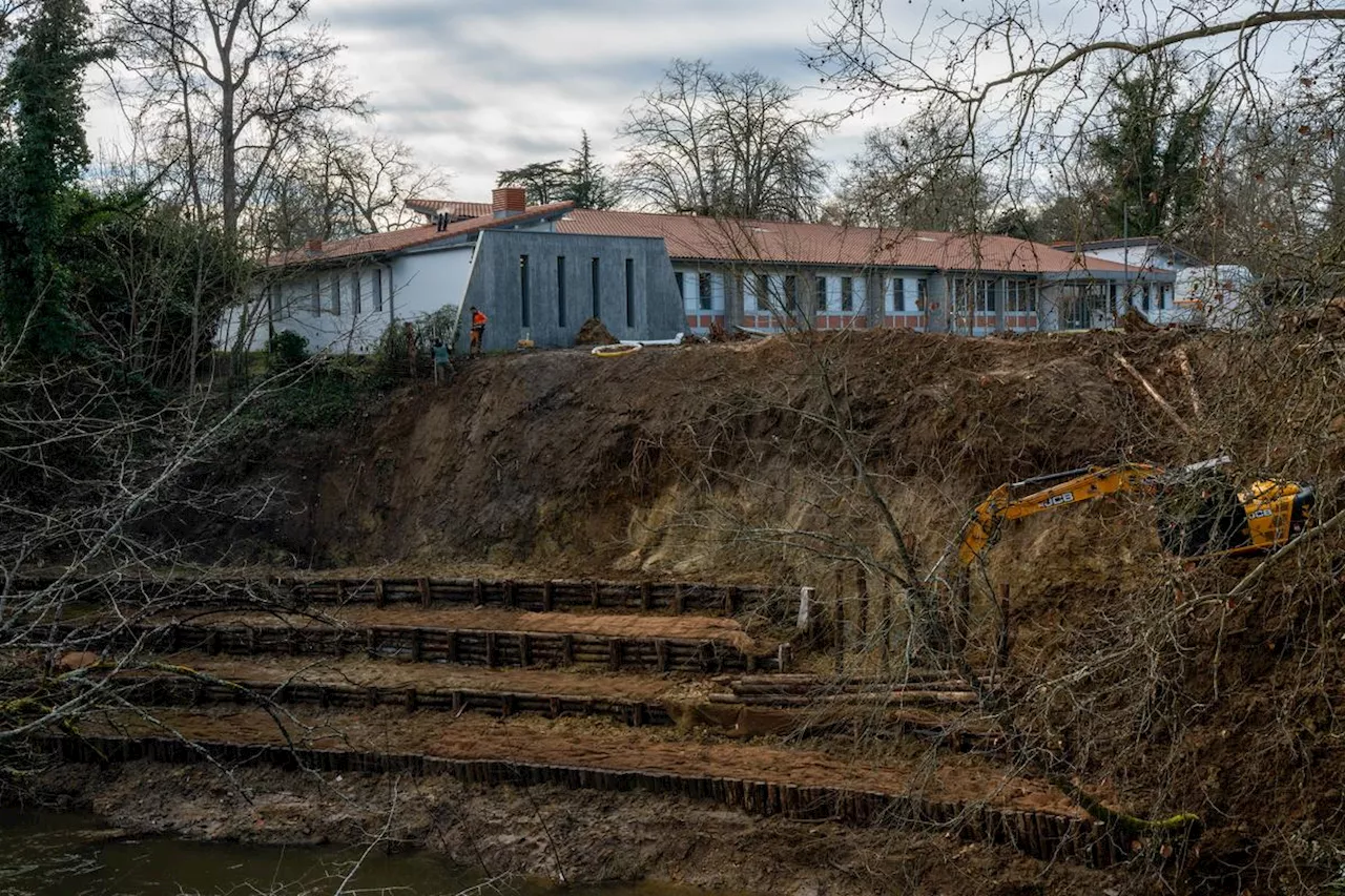 Mont-de-Marsan : des travaux sur une partie des berges de la Douze pour sécuriser l’Auberge landaise