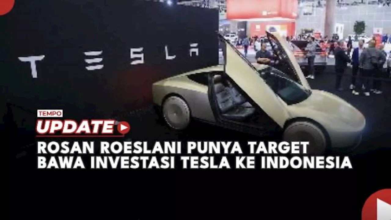 Indonesia Targetkan Investasi dari Tesla