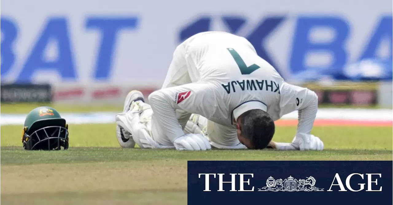 Khawaja's Masterful Century Puts Australia in Command in Galle