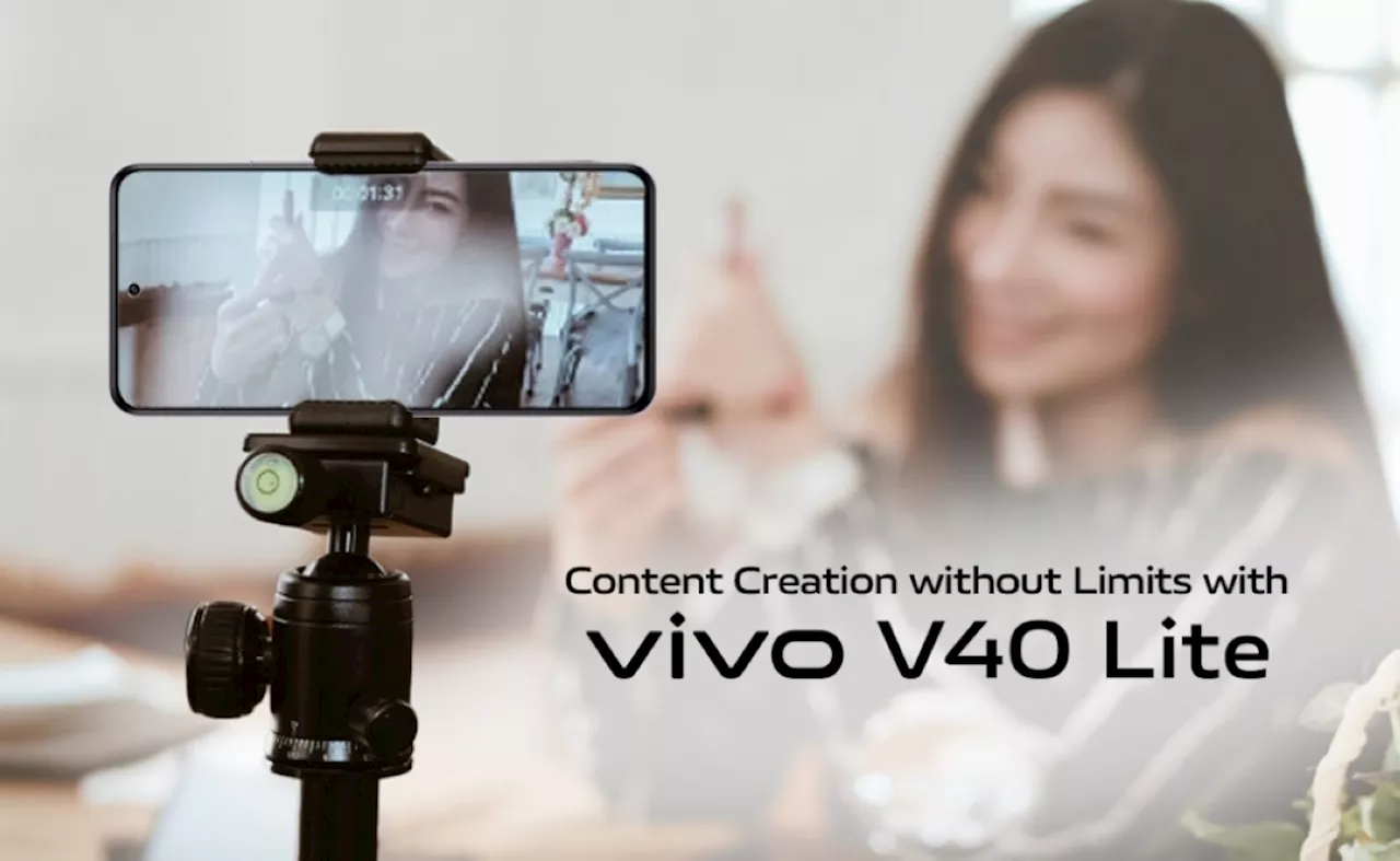 Redefine boundaries in content creation with vivo V40 Lite