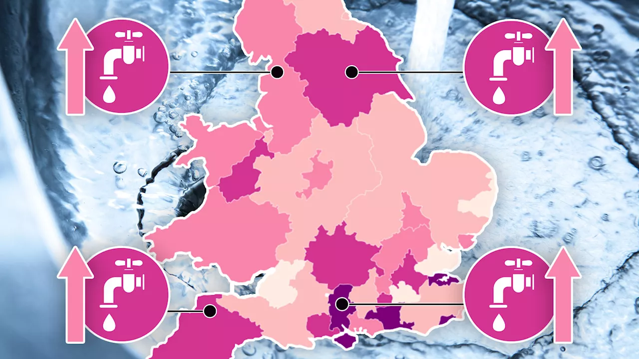 Millions Face Steep Water Bill Rises as Costs Surge by Up to 47%