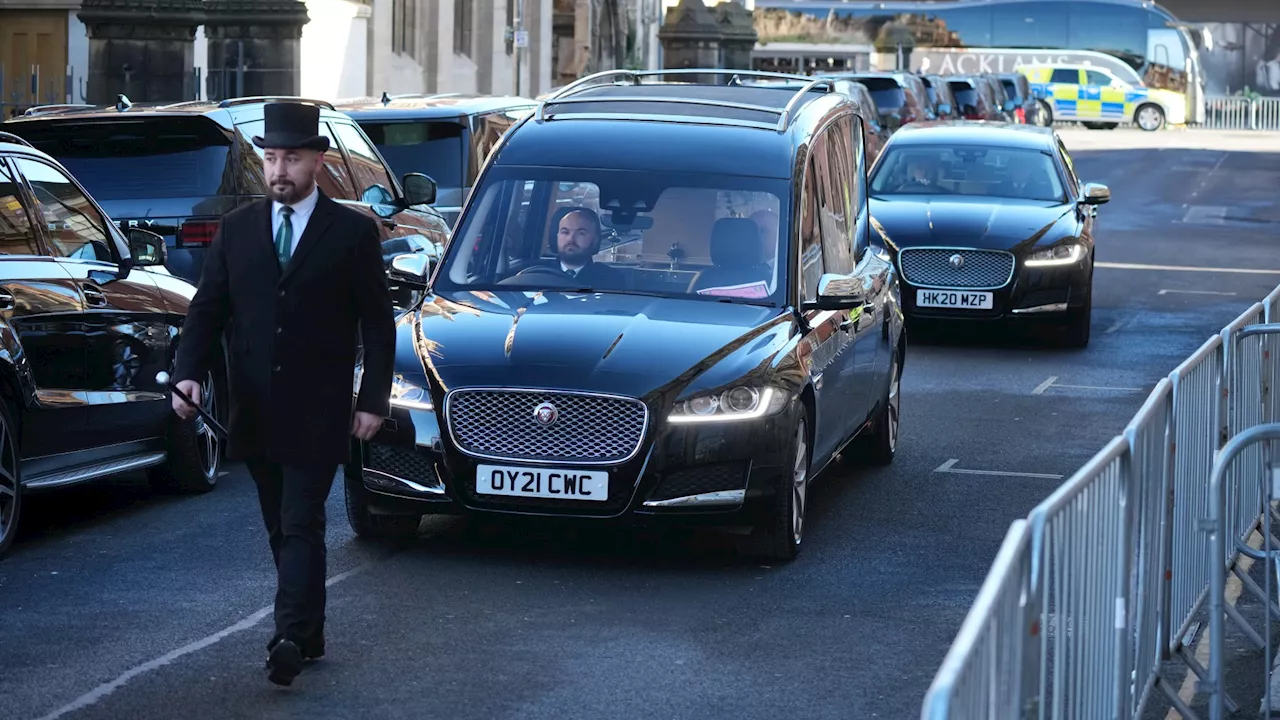 Two black Jaguars lead funeral of ‘Two Jags’ John Prescott as Keir Starmer & Tony Blair pay tribute to ex-...