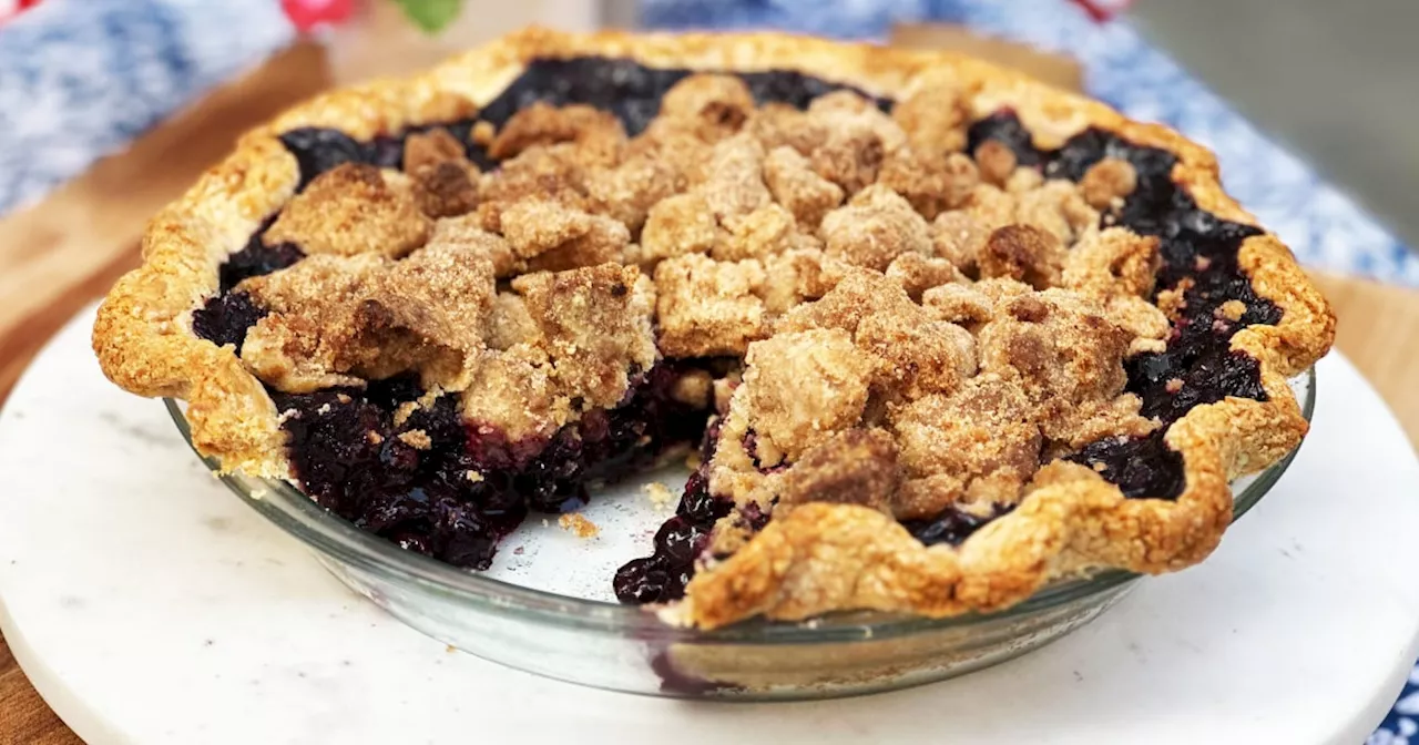 Blueberry Buttermilk Crumb Pie Recipe