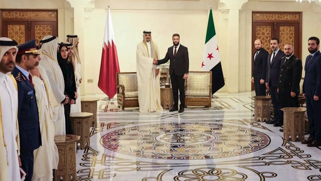 Qatari Emir Makes Historic Visit to Damascus, Signaling Syria's Political Shift