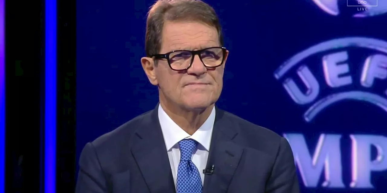 Capello brutale: 'Motta, ma che pretendi? Juve con paura di disubbidire'