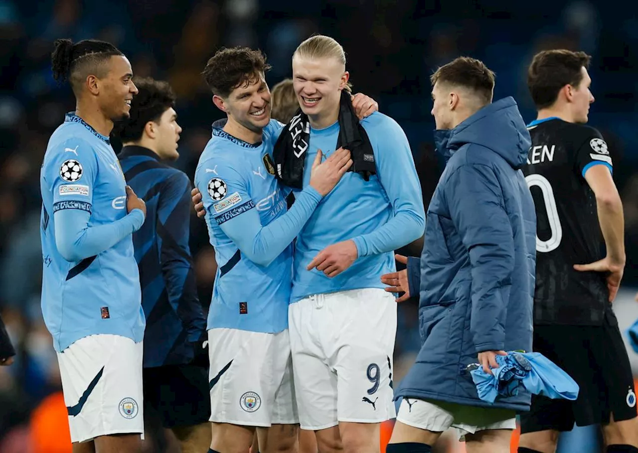 Manchester City sikret playoff i Champions League etter knepent seier mot Club Brugge