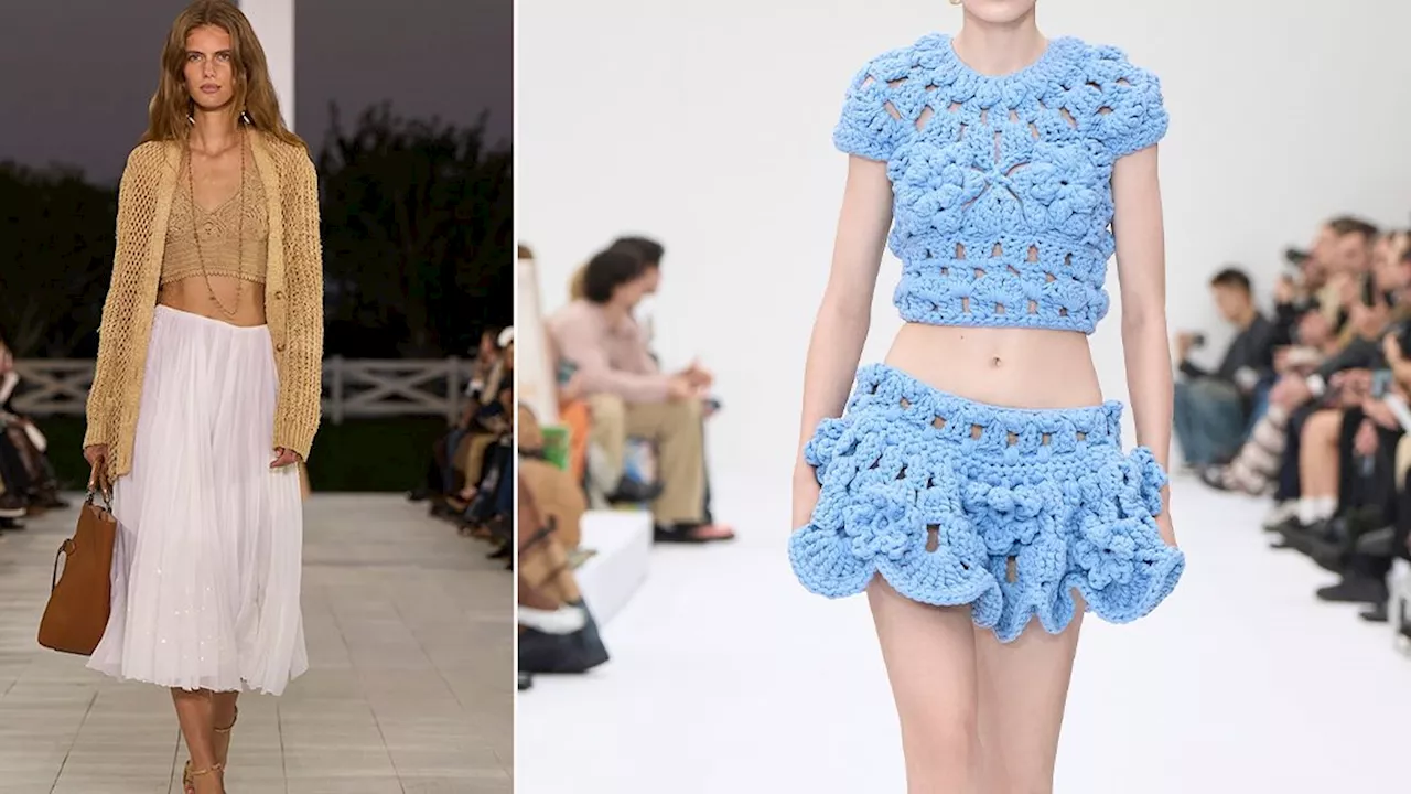 Cómo llevar blusas boho de crochet en tendencia de Primavera-Verano 2025