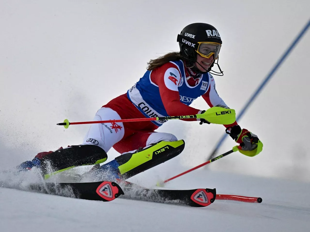 Liensberger auf Podestplatz im Slalom vor der Ski-WM