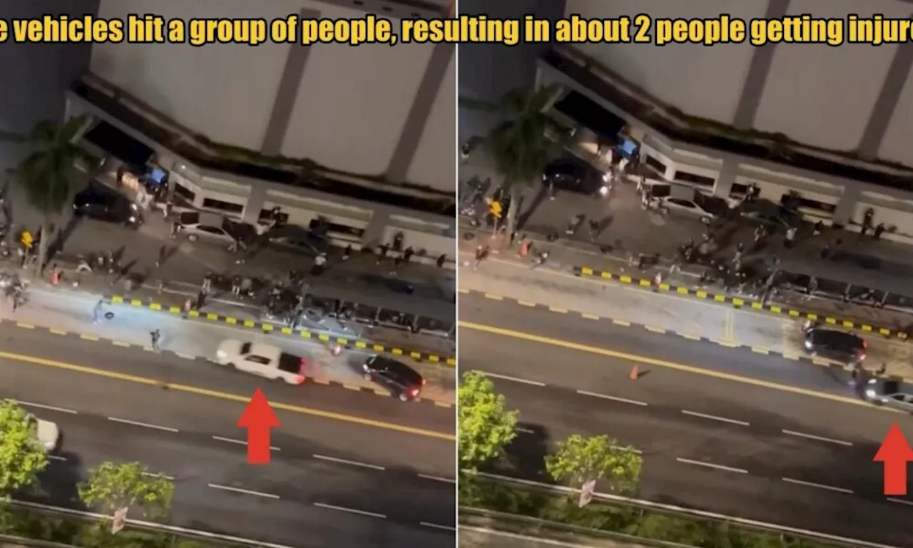 Shocking Video Shows 2 Vehicles Rampaging Through Crowd & Hitting Multiple People at Jalan Klang Lama