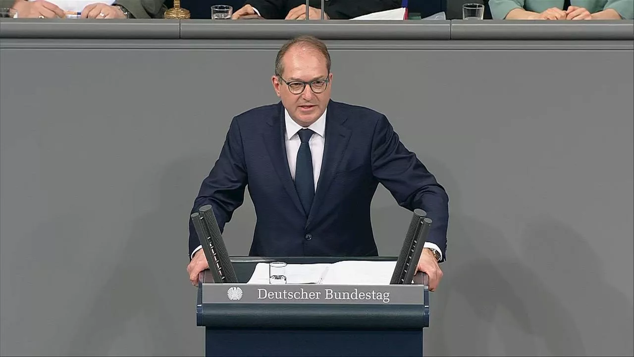 Aussprache: Alexander Dobrindt (CSU)