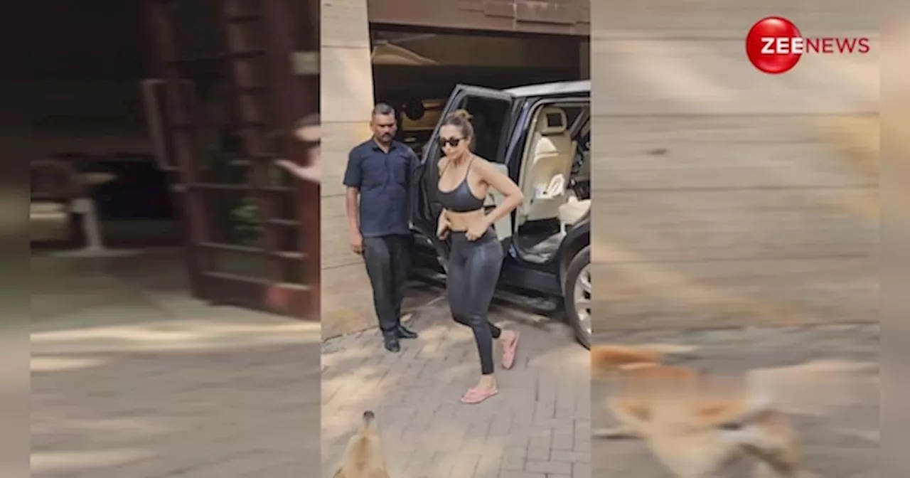 22 साल के बेटे की मां Malaika Arora का जिम लुक हुआ वायरल, शर्टलेस अवतार में मारी एंट्री; VIDEO