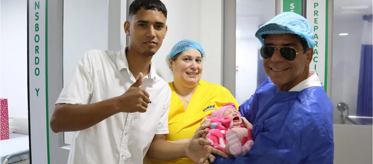 Yeilanys, la primera niña en nacer en 15 años en el Nuevo Hospital Barranquilla