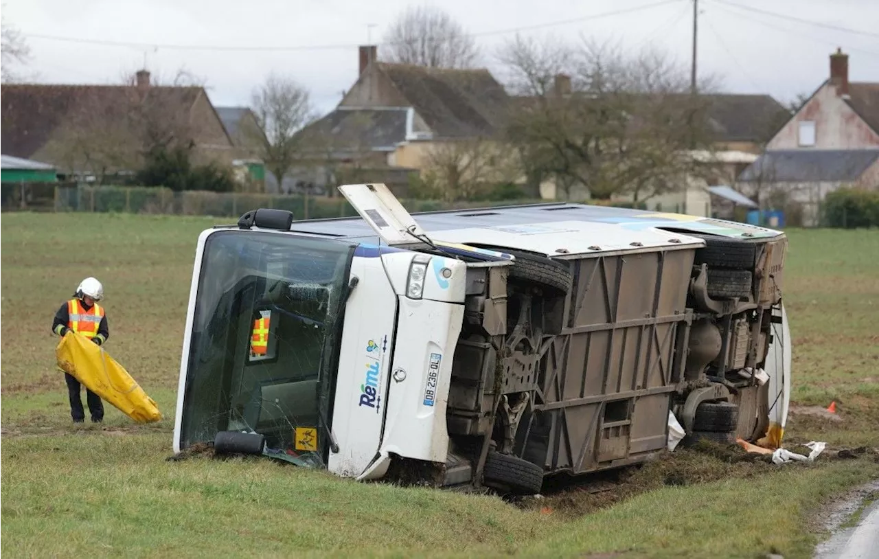 Cannabis dans le sang du chauffeur impliqué dans l'accident de bus scolaire à Châteaudun