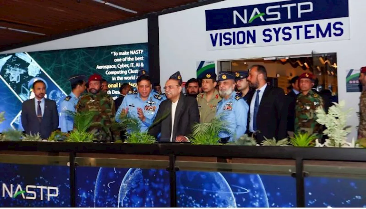 President Zardari visits National Aerospace S&T Park