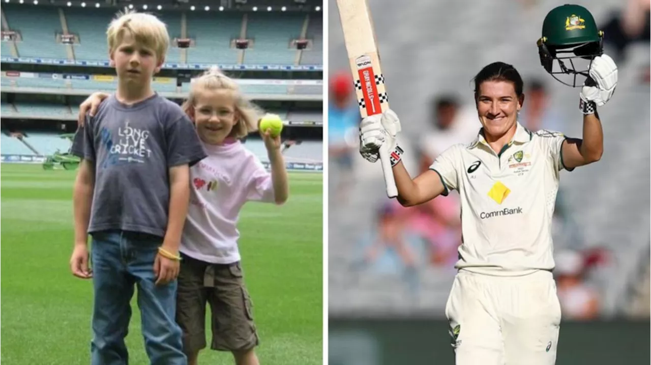 Aussie superstar Annabel Sutherland fulfils lifelong dream with historic century in women’s Ashes