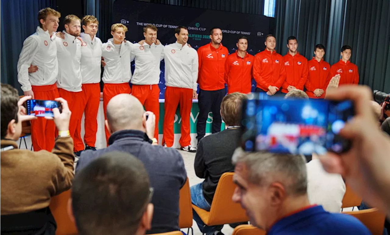 Coppa Davis: presentazione di Danimarca-Serbia a Copenaghen