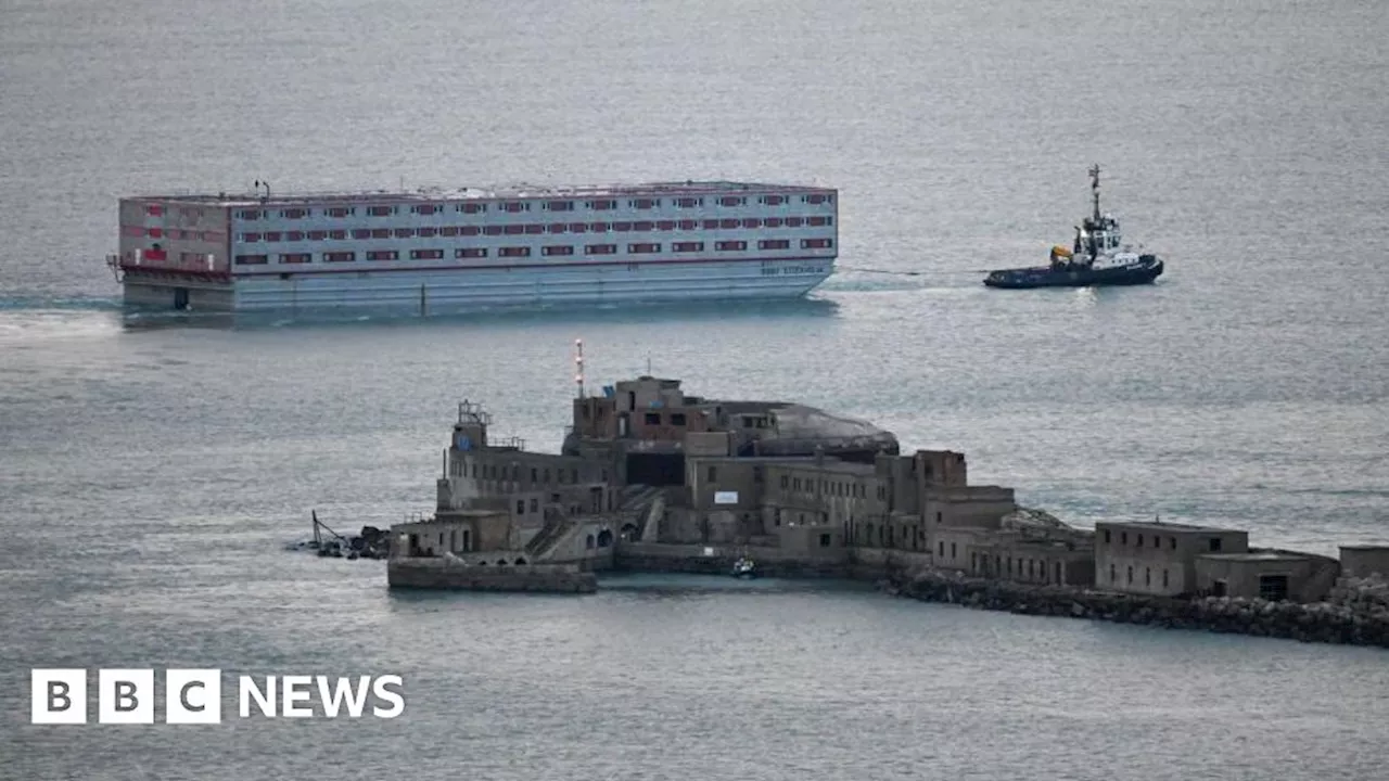 Bibby Stockholm: Departure of asylum seeker barge welcomed