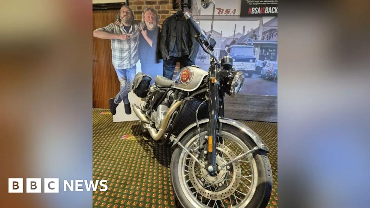 Dave Myers' Last Hairy Bikers Motorbike to be Auctioned for Charity