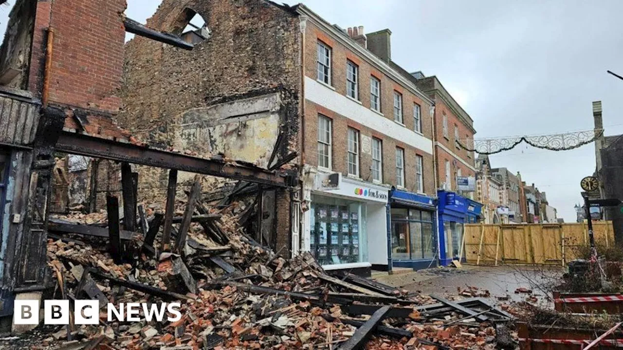 Historic Cafe Destroyed by Fire in Dorchester