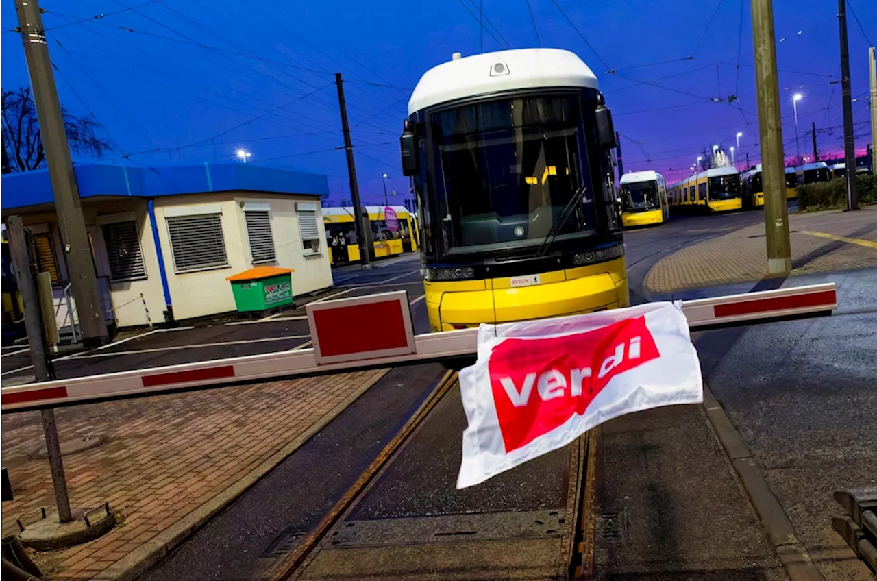 BVG-Streik droht: Verdi verhärtet Fronten im Tarifkampf