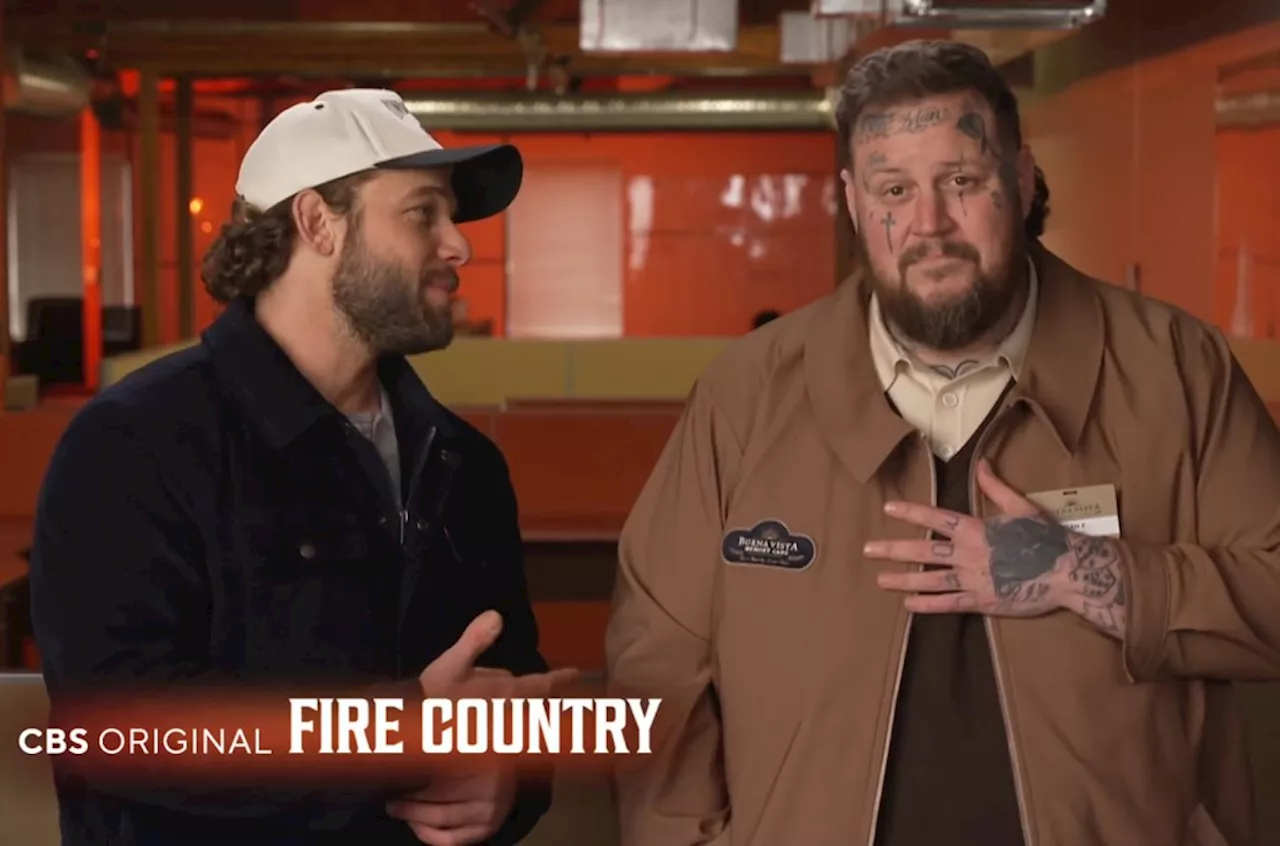 Jelly Roll Joins 'Fire Country' for a Firefighter Challenge