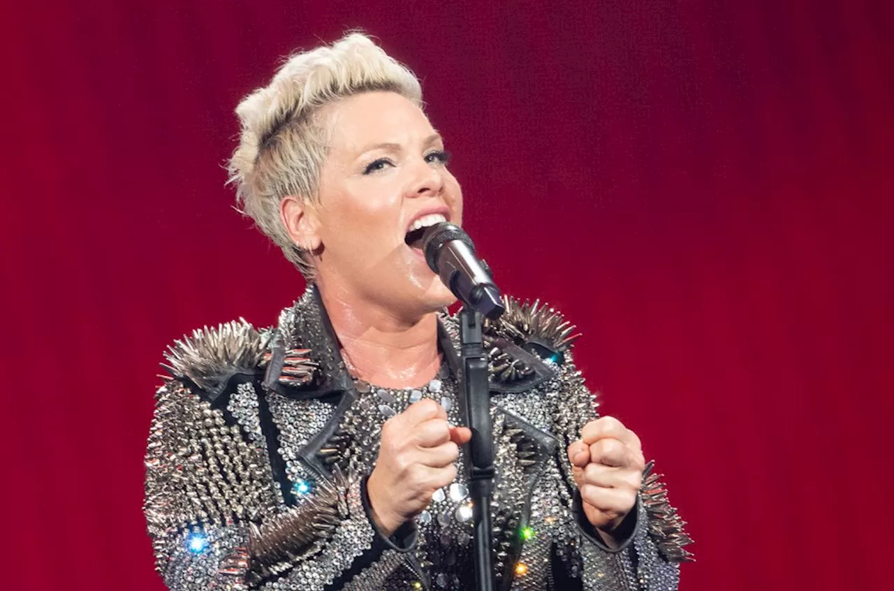 Pink Performs at FireAid Benefit Show for Wildfire Relief