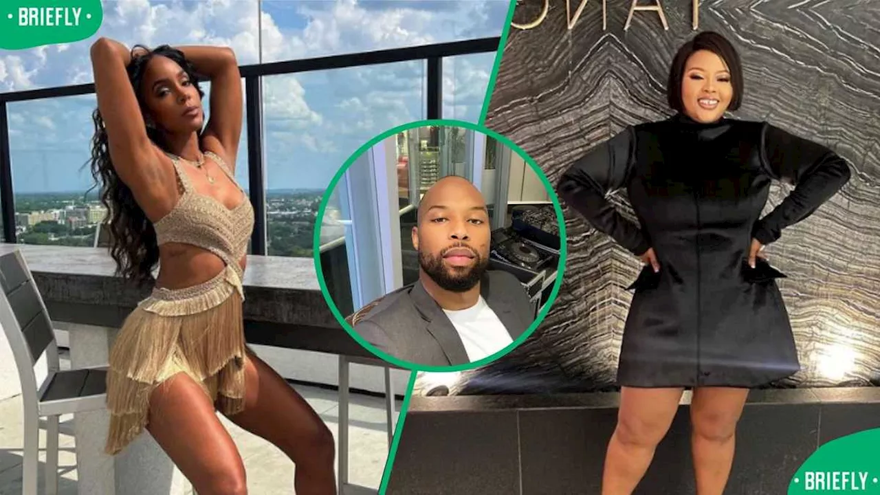 Sizwe Dhlomo Gushes Over Kelly Rowland, Fans Joke: “Anele Will Kick You Out of the Group Chat”