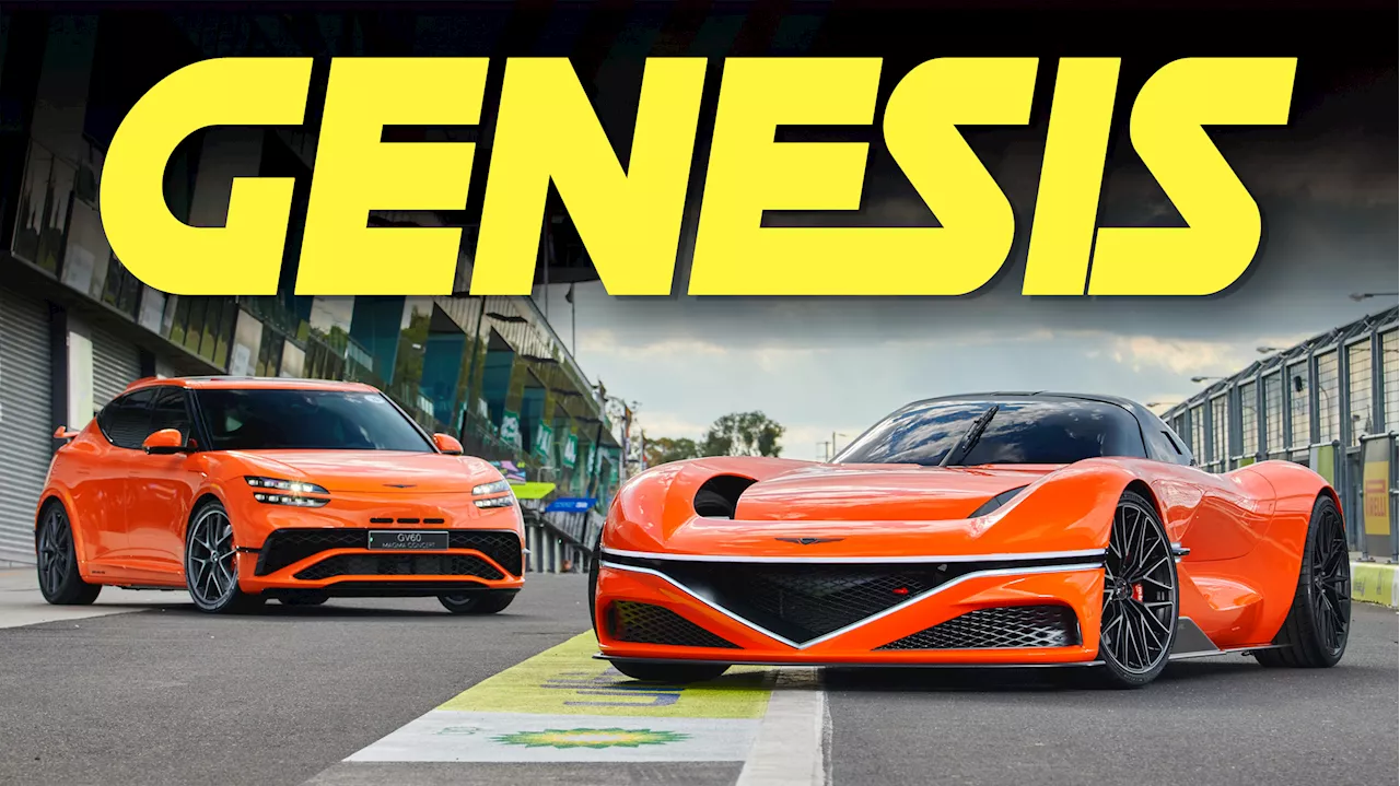 Genesis X Gran Berlinetta and GV60 Magma Concepts Storm Mount Panorama