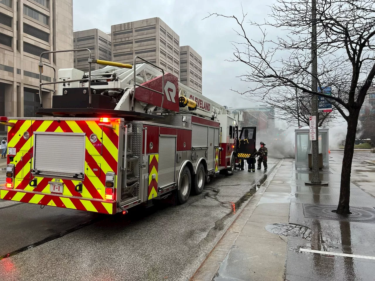 Underground electrical fire in downtown Cleveland causes Justice Center to be closed Friday