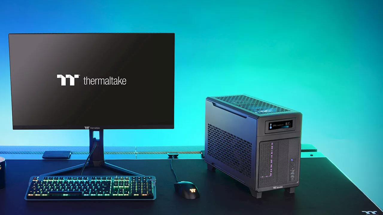 Thermaltake TR100: ITX-Gehäuse bewegt sich optional im Rollkoffer