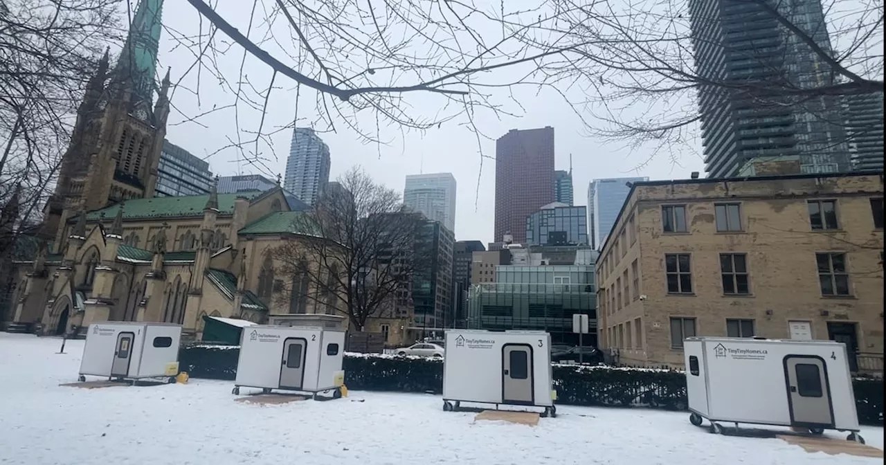 ‘Tiny Tiny Homes’ in a Toronto park are housing people experiencing homelessness. A resident group wants them gone.