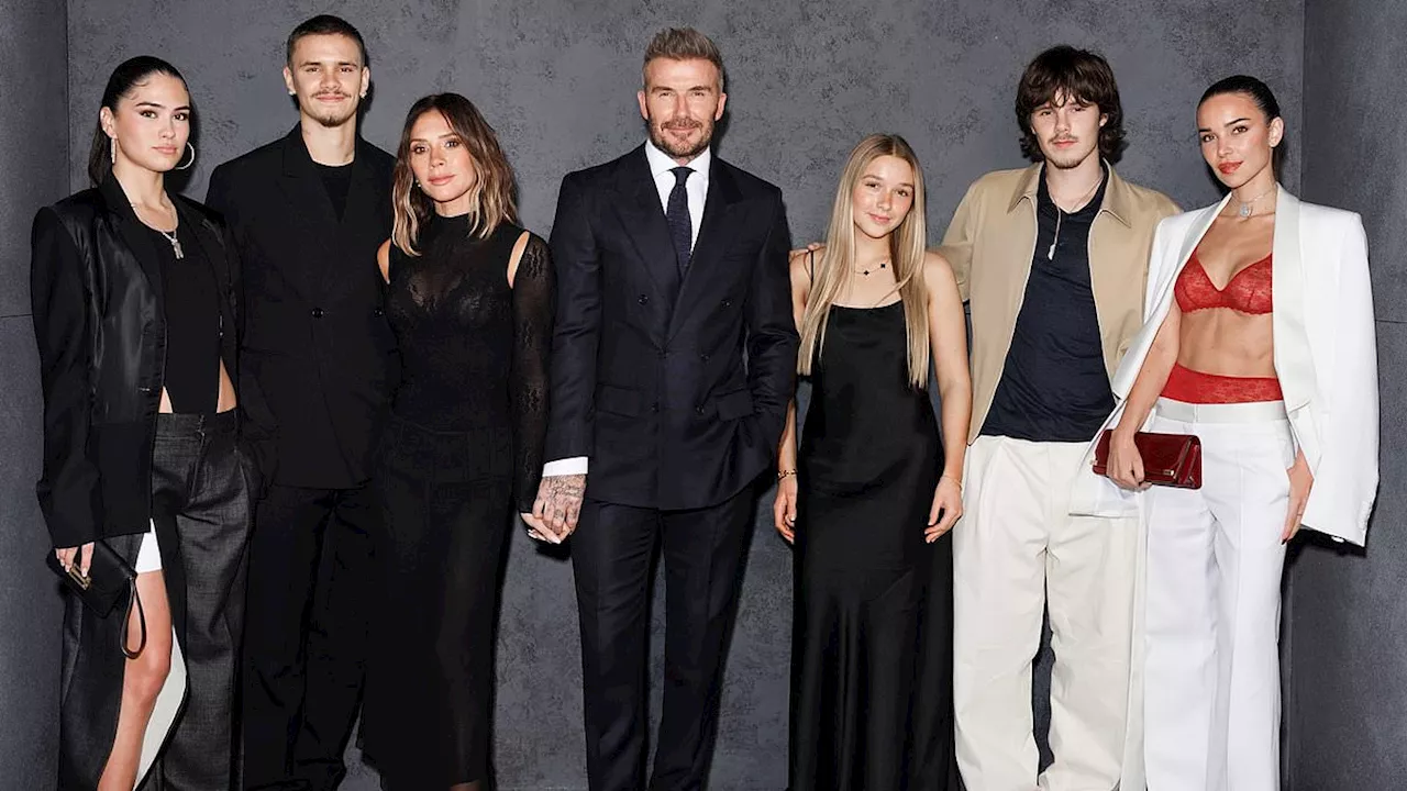 David Beckham Launches 'BOSS One' Collection With Family & Celebrity Support