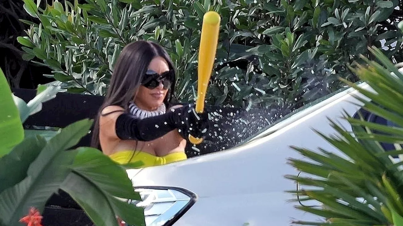 Kim Kardashian Channels Beyoncé in Dramatic Car Smash Scene for 'All's Fair' 