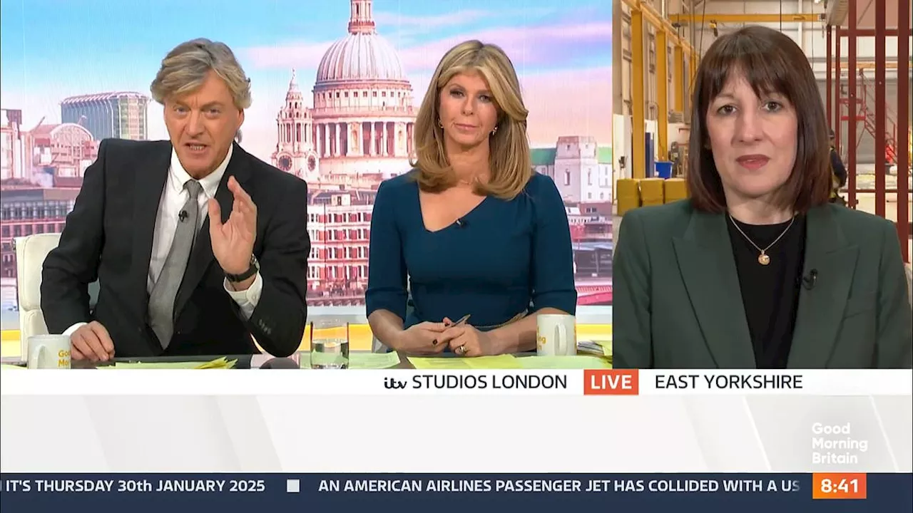 Watch as Richard Madeley confronts Rachel Reeves over her 'exaggerated' CV in GMB clash