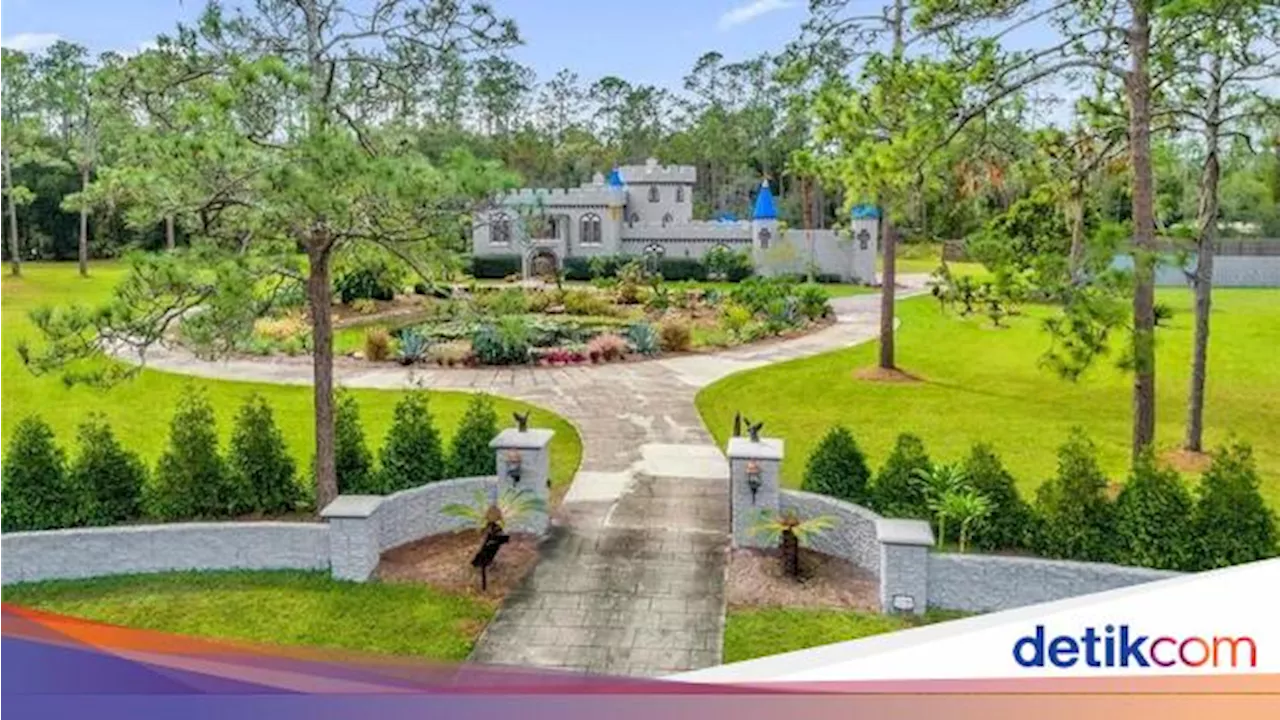 Bak Negeri Dongeng! Rumah Ala Kastil Disney Ini Dijual Rp 35 M