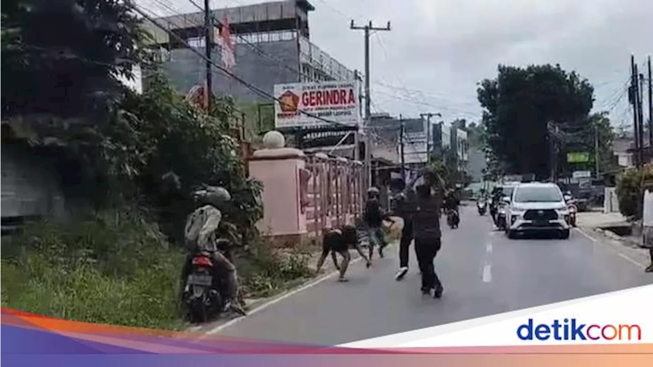 Baku Tembak Polisi dan Komplotan Curanmor di Bandar Lampung