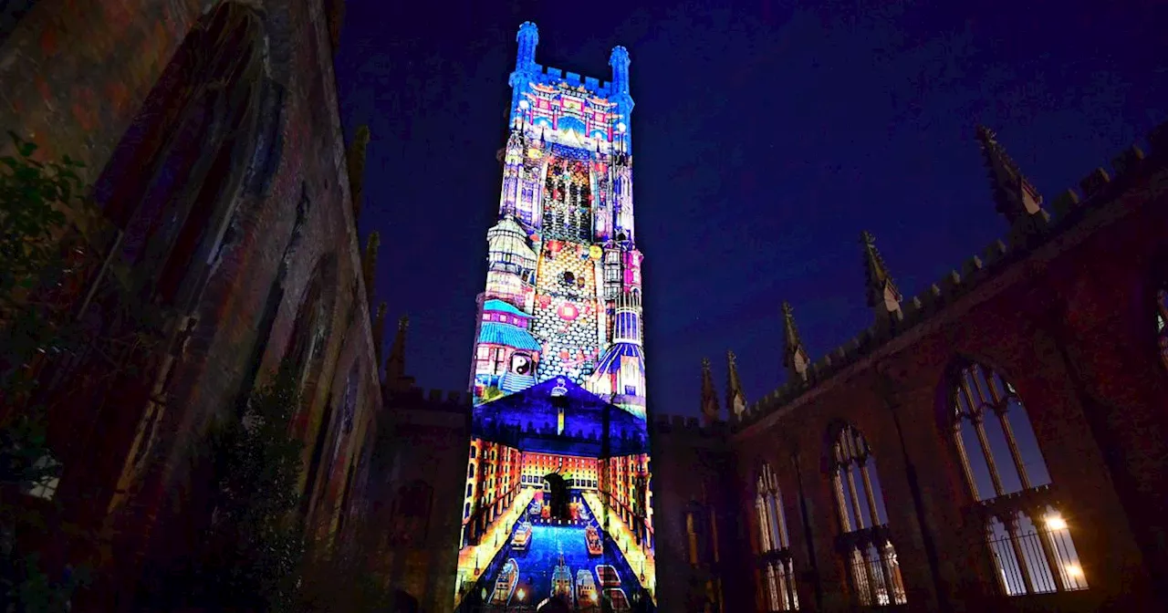 First look at Chinese New Year projections at Bombed Out Church