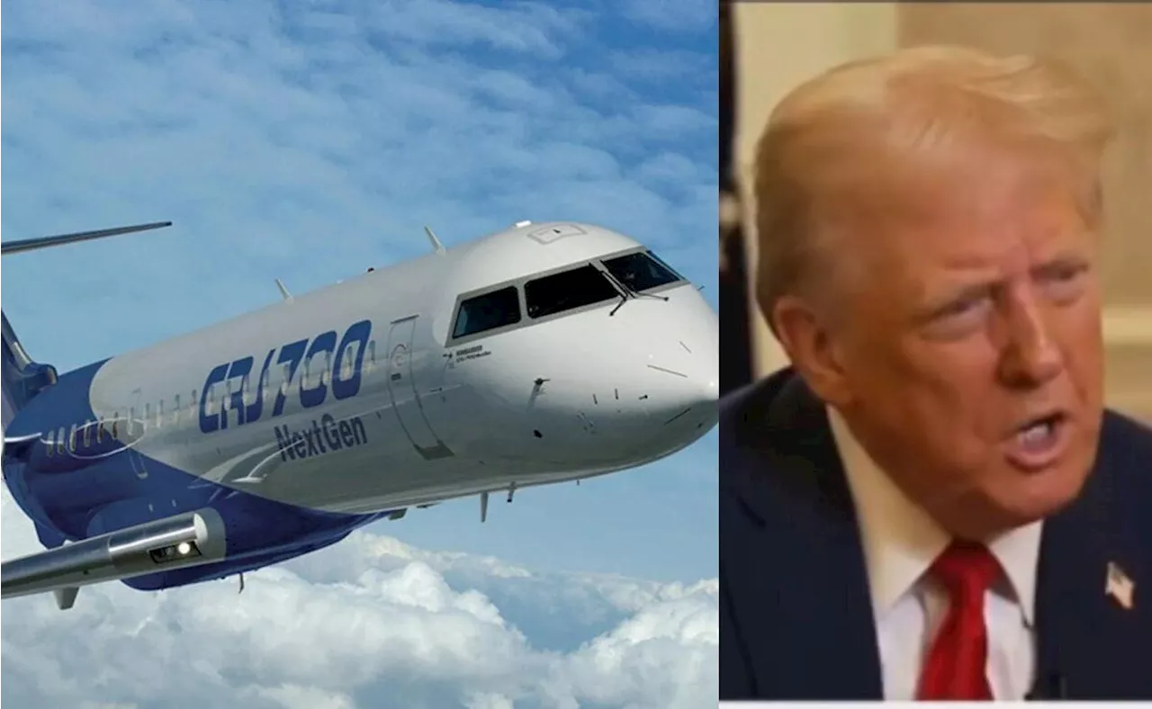 “¿Quieres que vaya nadando?” La respuesta de Trump sobre si visitará la zona del accidente aéreo en Washington