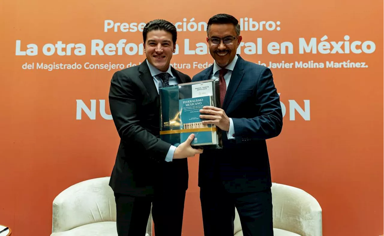 Samuel García participa en presentación del libro “La otra reforma laboral en México”; hace un llamado a la unidad nacional