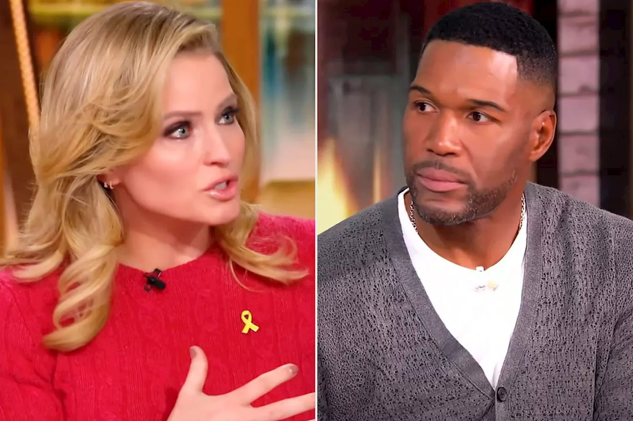 Sara Haines Gets Emotional Interviewing Michael Strahan About Daughter's Cancer Battle