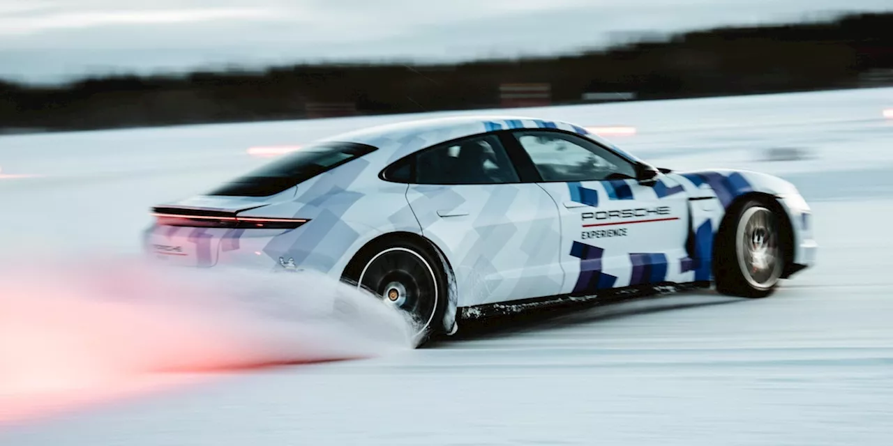 Porsche Bricht Weltrekord im Eis-Drift mit Taycan GTS