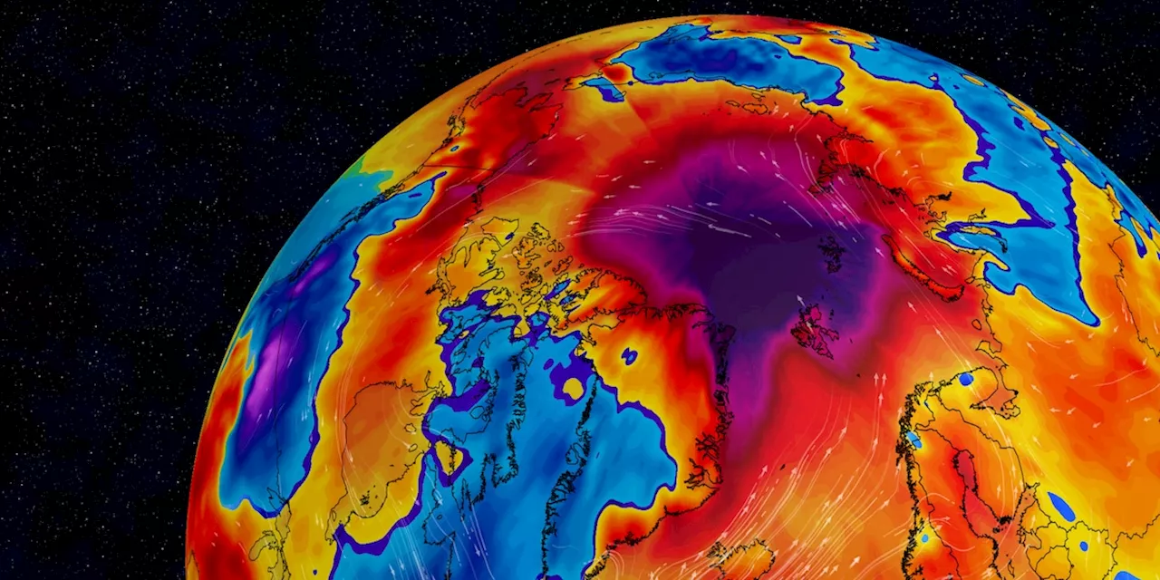 Rekordtemperaturen am Nordpol durch Orkan-Serie