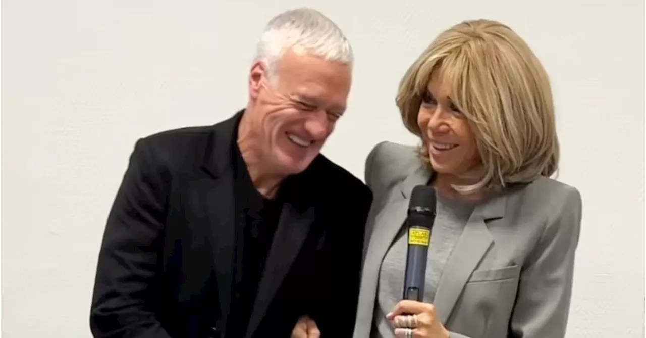 Brigitte Macron et Didier Deschamps complices : ils poussent la chansonnette pour la bonne cause !