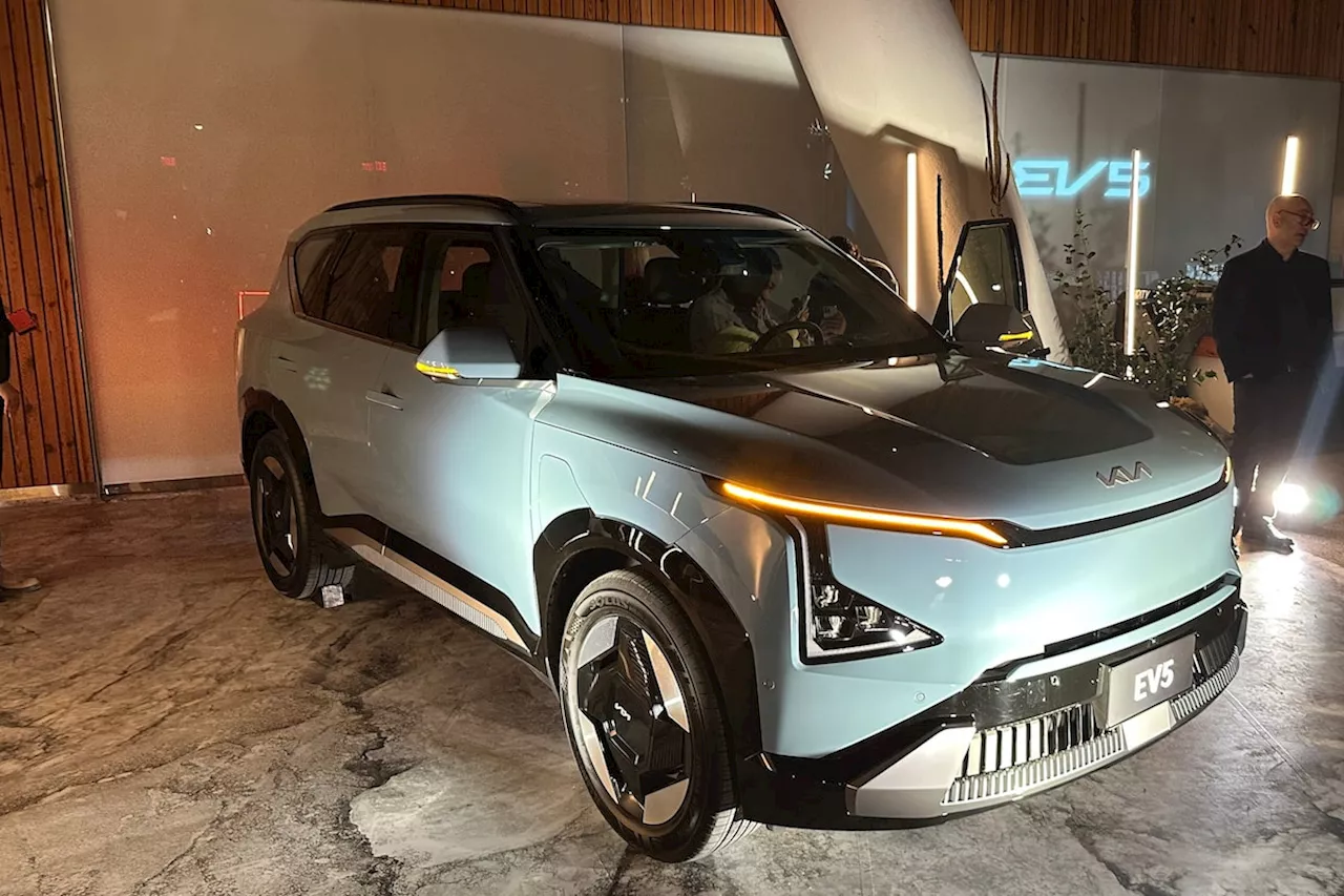 Kia shows off EV5 in Toronto, a compact SUV for Canada but likely not the U.S.