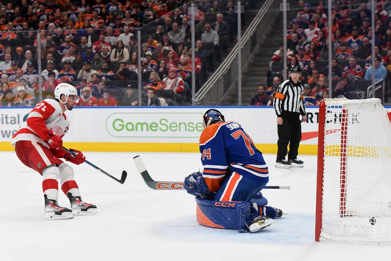 Red Wings Rally Past Oilers in Shootout