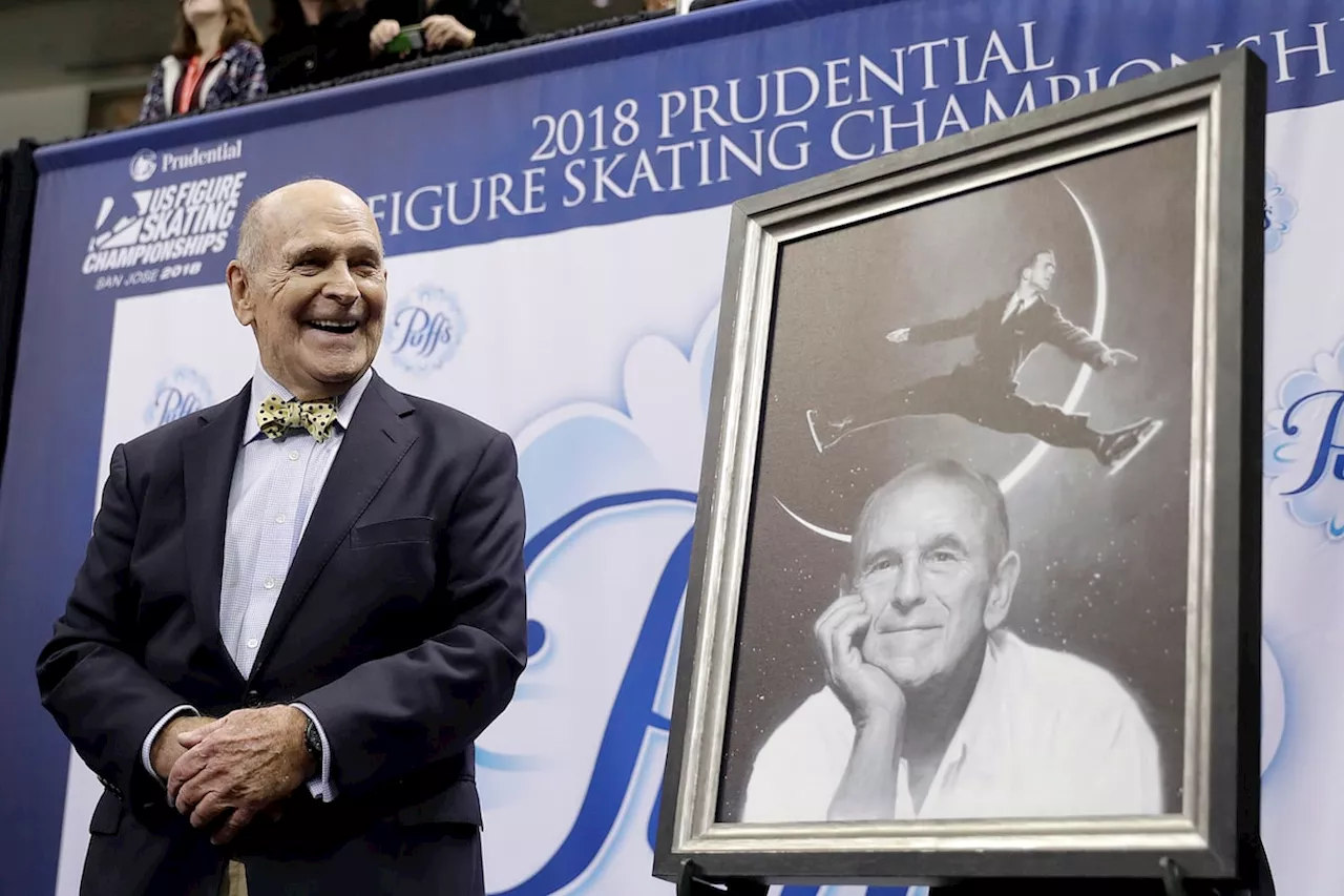 Dick Button, Olympic great and voice of skating, dies at 95