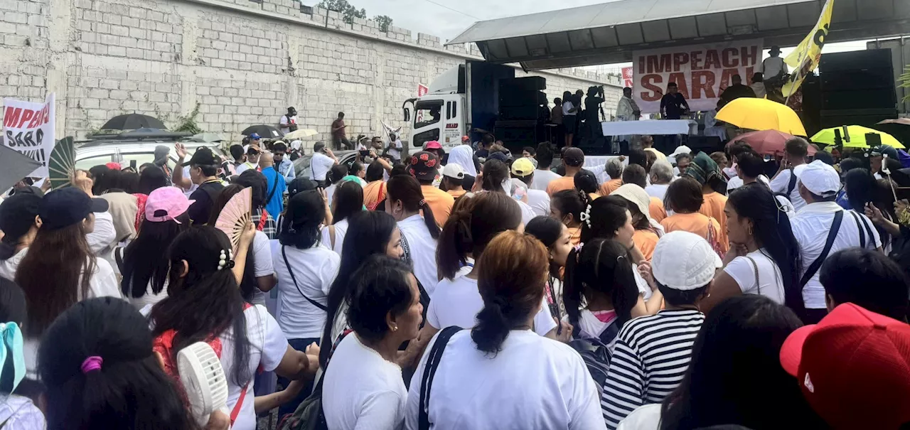 Protesters call for VP Sara’s impeachment at EDSA People Power Monument