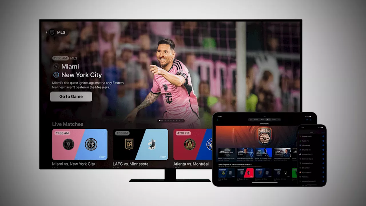 Apple bietet Gratis-MLS-Spiele auf Apple TV+ an