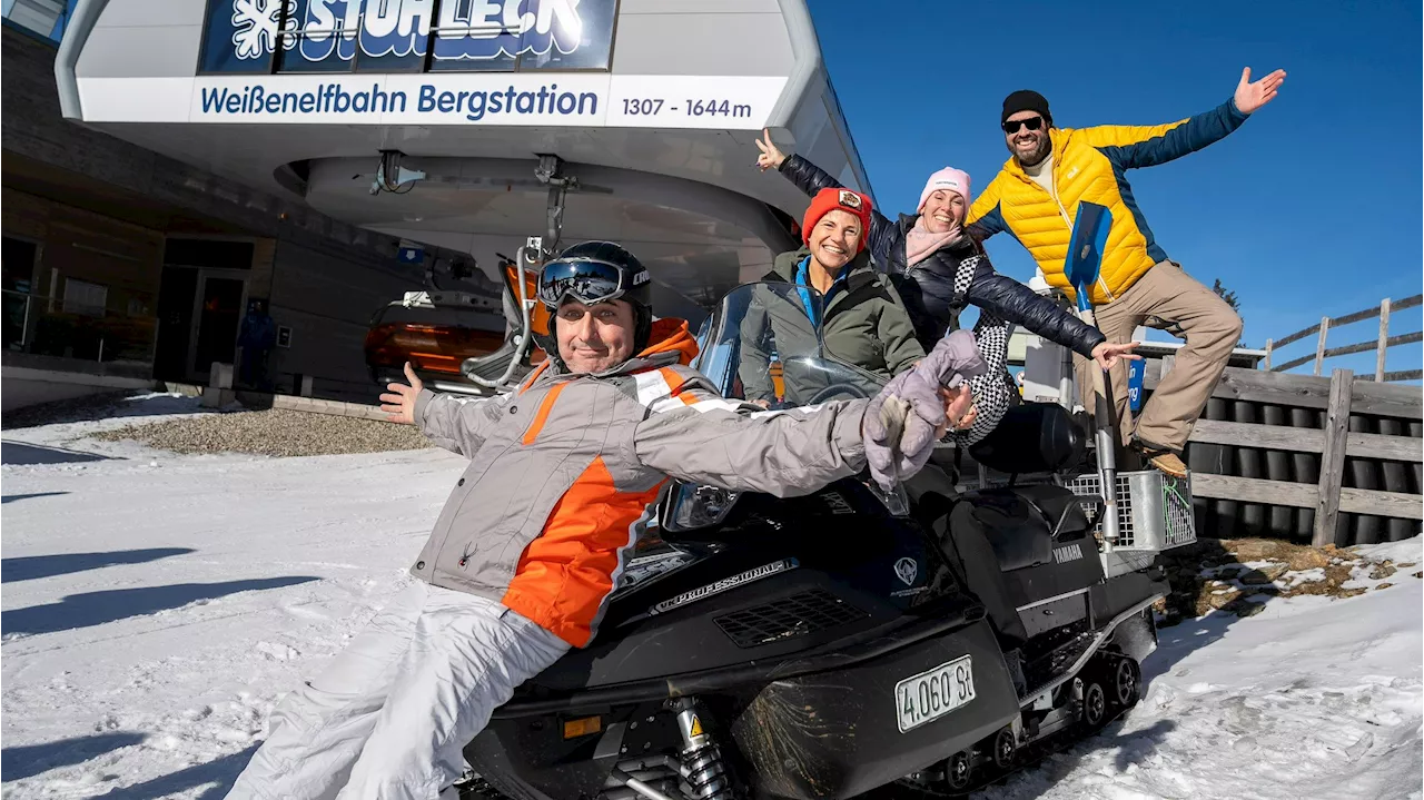 VIPs unterstützen Kinderheim im Skigebiet Stuhleck