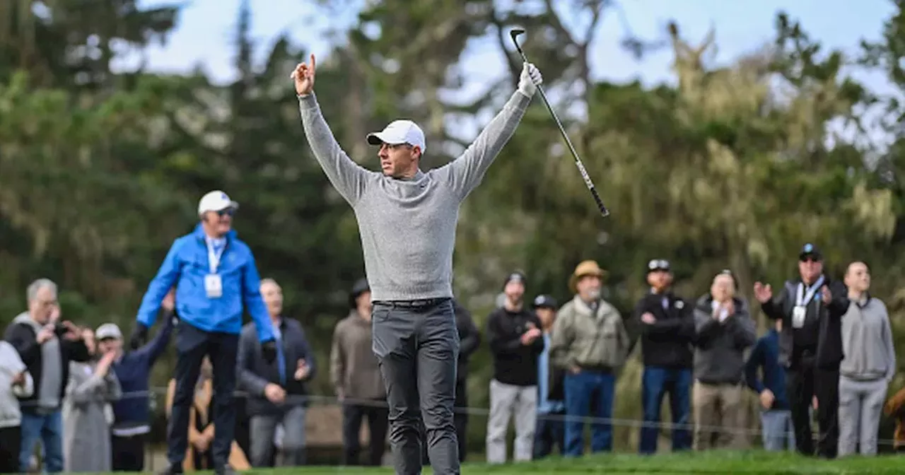 Rory McIlroy makes incredible slam dunk hole-in-one at Pebble Beach Pro-Am